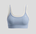 Cloud Sculpt Sports Bra in Sky Blue, women's sports bra