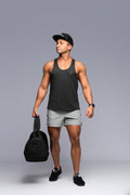 Energy Short in Light Gray, men's training shorts